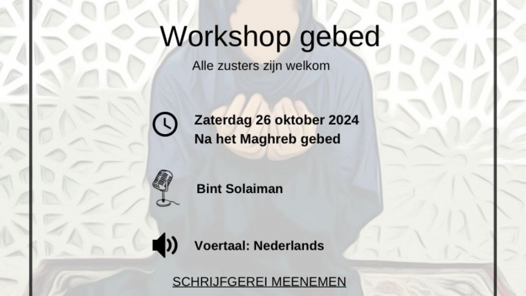 Gebedsworkshop Zusters!